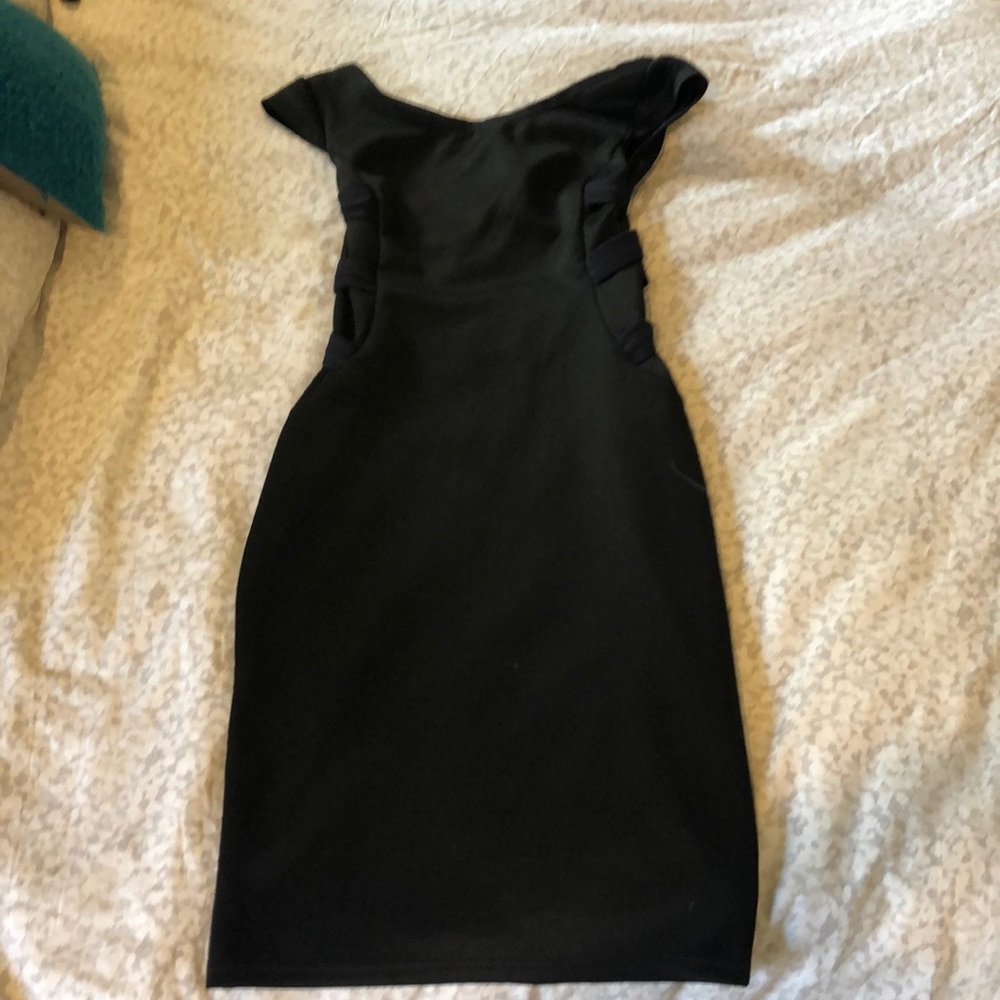 Bodycon Black and Navy Blue dress